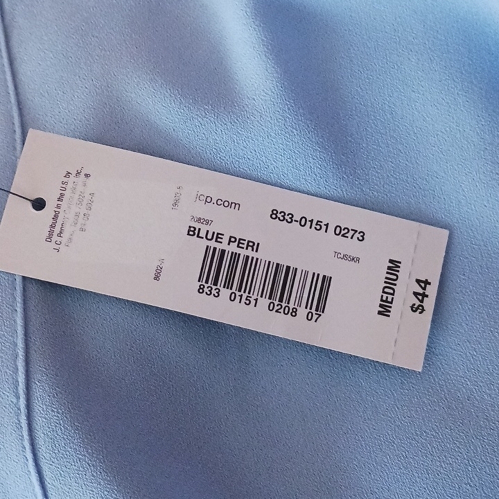 Worthington Light Blue Blouse - Picture 6 of 9
